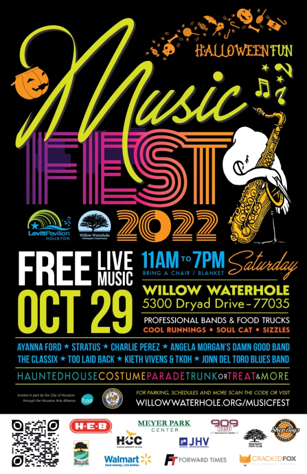 MusicFEST 2022 at the Willow Waterhole, Oct. 29 - Brays Oaks Management ...